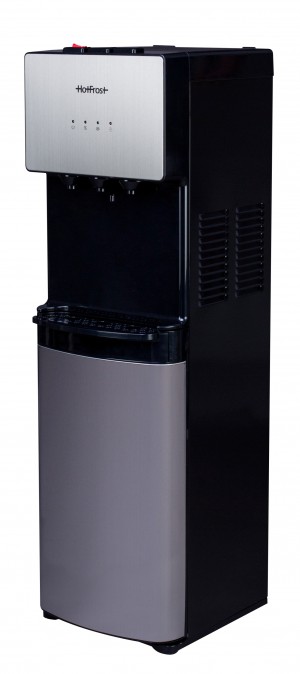 Напольный кулер для воды HotFrost V400BS с холодильником